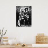 Buffalo Bill Cody & Sitting Bull - Circa 1885 Poster (Küche)