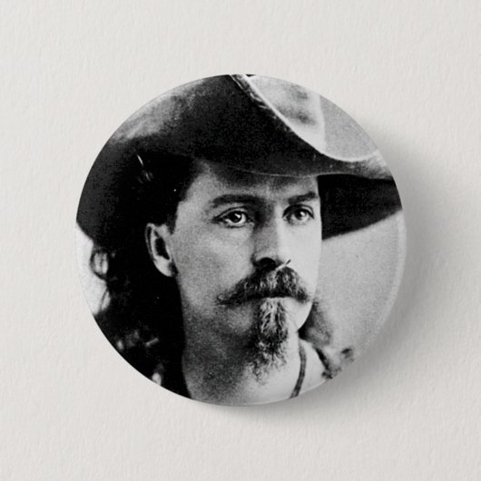 Buffalo Bill Cody Western Button (Vorderseite)