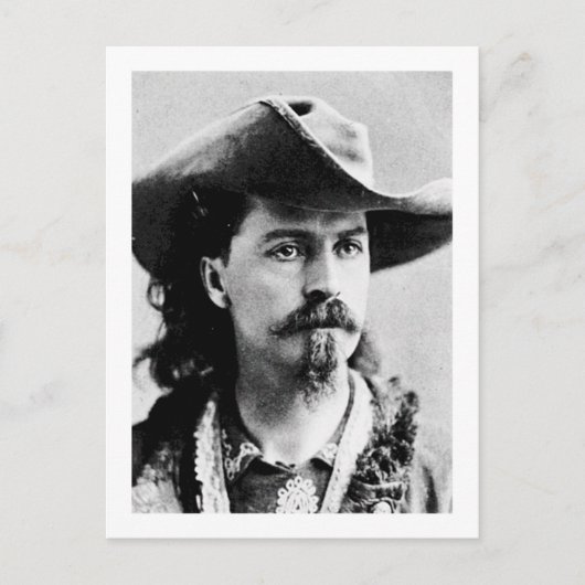 Buffalo Bill Cody Western Scout Wild West Showman Postkarte (Vorderseite)