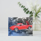 Buffalo Bill Corvette Show Poster Postkarte (Stehend Vorderseite)