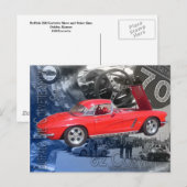 Buffalo Bill Corvette Show Poster Postkarte (Vorne/Hinten)