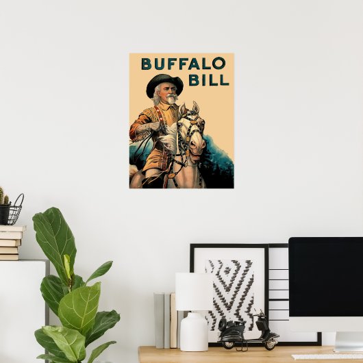 Buffalo Bill Poster (Heimbüro)