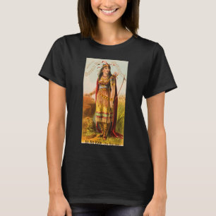 Buffalo Bill Schönstes Indianermädchen 1880er Jahr T-Shirt