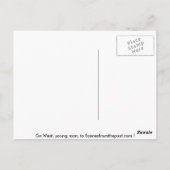 Buffalo Bill "The Scout" Vintage Werbung Postkarte (Rückseite)