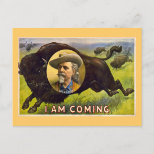 Buffalo Bill Vintage-Werbung um 1900 Postkarte