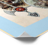 Buffalo Bill ~ Vintages Werbeplakat. Poster (Ecke)