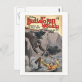 Buffalo Bill Weekly 10 - Vintag Postkarte (Vorne/Hinten)