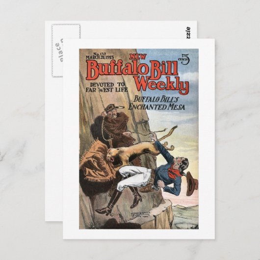 Buffalo Bill Weekly 11 - Vintag Postkarte (Vorne/Hinten)
