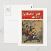 Buffalo Bill Weekly 12 - Vintag Postkarte (Vorne/Hinten)