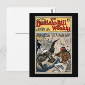 Buffalo Bill Weekly 1917 - Der Apache Kid Postkarte (Vorne/Hinten)