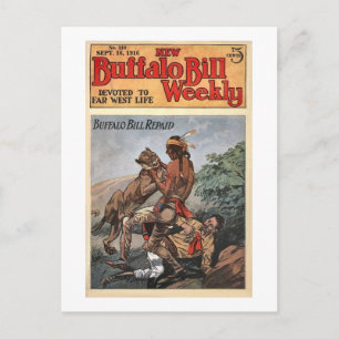 Buffalo Bill Weekly 1 - antiquarisch Postkarte