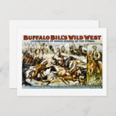 Buffalo Bill Wild West 1899 Postkarte (Vorne/Hinten)