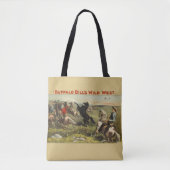 Buffalo Bill Wild West Cowboy Pferd Poster Tasche (Vorderseite)