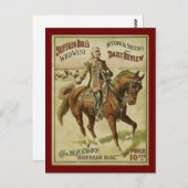 Buffalo Bill Wild West Daily Shows Postkarte (Vorne/Hinten)