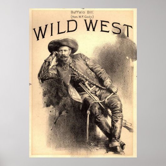Buffalo Bill Wild West Poster (Vorne)