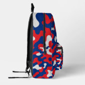 Buffalo Bills Color Camouflage Football Fan Bedruckter Rucksack (Links)