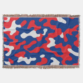 Buffalo Bills Color Camouflage Football Fan Decke