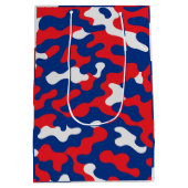 Buffalo Bills Color Camouflage Football Fan Mittlere Geschenktüte (Rückseite)