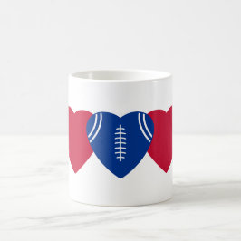 Buffalo Bills Football Herzdesign Kaffeetasse