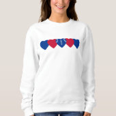 Buffalo Bills Herzfußball Sweatshirt (Vorderseite)