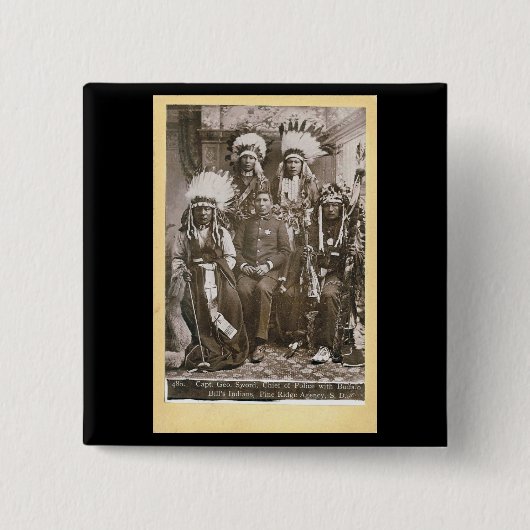 Buffalo Bills Indianer 1890 Button (Vorderseite)
