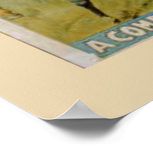 Buffalo Bill's Rough Riders Poster (Ecke)