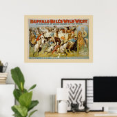 Buffalo Bill's Rough Riders Poster (Heimbüro)