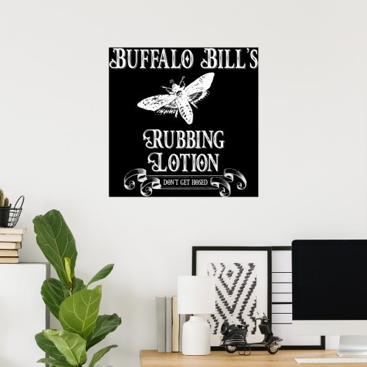 Buffalo Bills Rubbing Lotion Poster (Heimbüro)