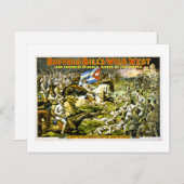 Buffalo Bill's Wild West 1898 Postkarte (Vorne/Hinten)