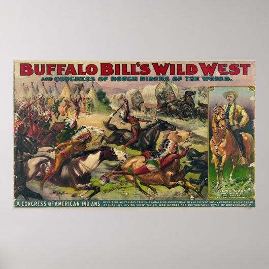 Buffalo Bill's Wild West [1899] Poster (Vorne)