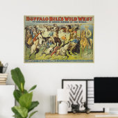 Buffalo Bill's Wild West Cowboys Poster (Heimbüro)