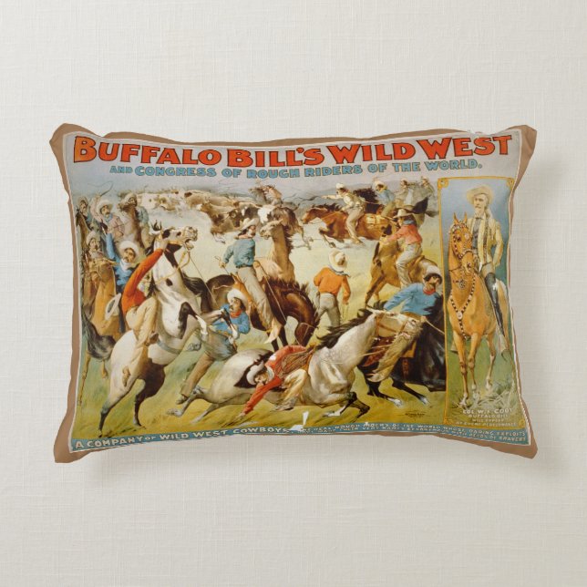 Buffalo Bill's Wild West Dekokissen (Vorderseite)