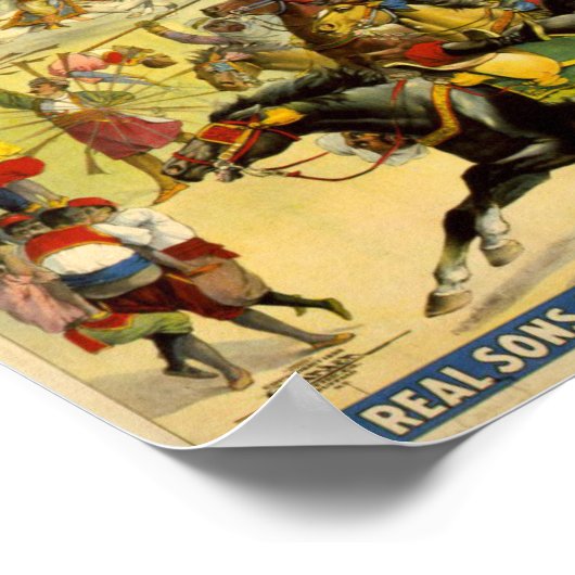 Buffalo Bill's Wild West Poster (Ecke)