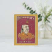 Buffalo Bill's Wild West Poster 1890 Postkarte (Stehend Vorderseite)