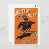 Buffalo Bill's Wild West Postkarte (Vorne/Hinten)