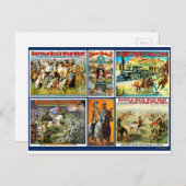BUFFALO BILL'S WILD WEST POSTKARTE (Vorne/Hinten)