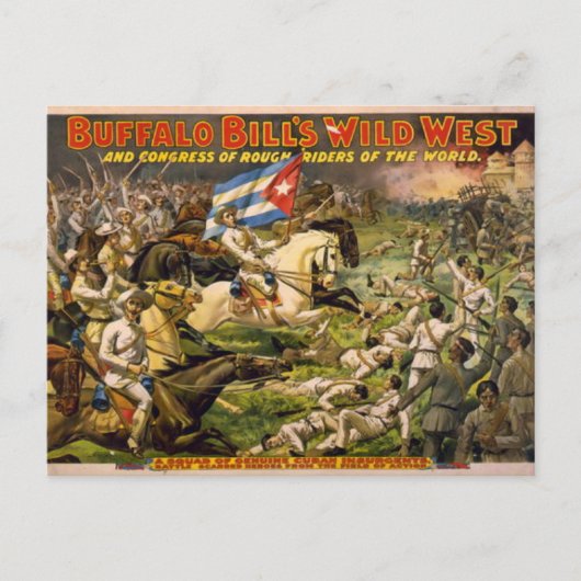 Buffalo Bill's Wild West Postkarte (Vorderseite)