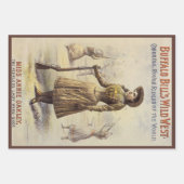 Buffalo Bill's Wild West Show mit Annie Oakley Geschenkpapier Set (Vorderseite 2)