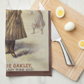 Buffalo Bill's Wild West Show mit Annie Oakley Geschirrtuch (Viertel Falte)