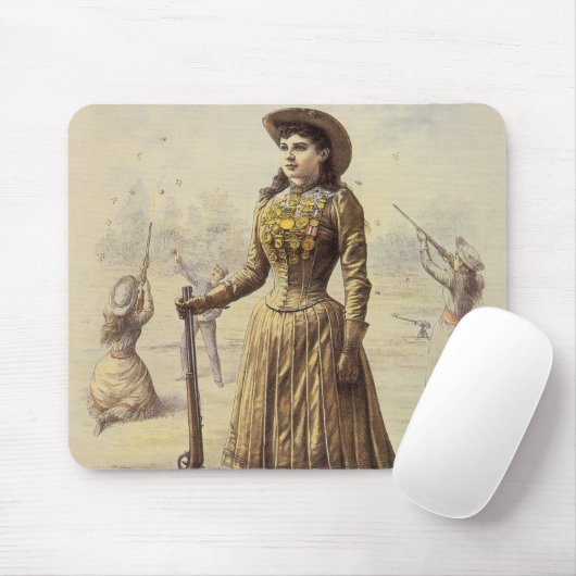 Buffalo Bill's Wild West Show mit Annie Oakley Mousepad (Mit Mouse)