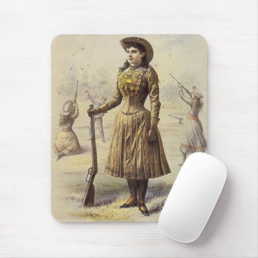 Buffalo Bill's Wild West Show mit Annie Oakley Mousepad (Mit Mouse)