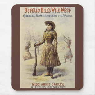 Buffalo Bill's Wild West Show mit Annie Oakley Mousepad