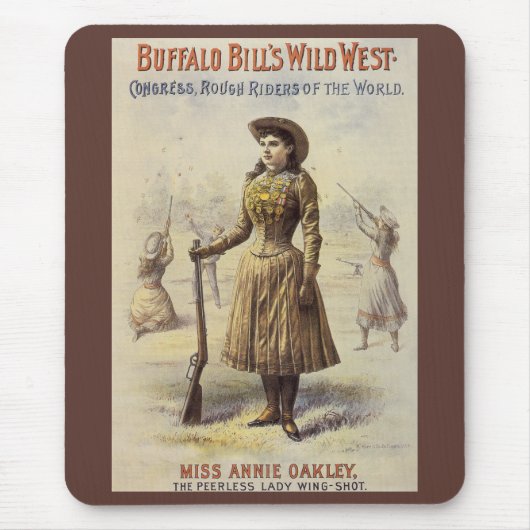 Buffalo Bill's Wild West Show mit Annie Oakley Mousepad (Vorne)