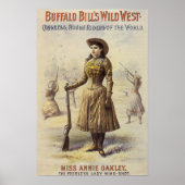 Buffalo Bill's Wild West Show mit Annie Oakley Poster (Vorne)