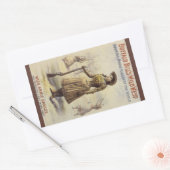Buffalo Bill's Wild West Show mit Annie Oakley Rechteckiger Aufkleber (Umschlag)