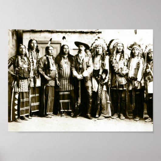 Buffalo Bill's Wild West Show Poster (Vorne)