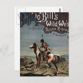 Buffalo Bills Wild West Show Postkarte (Vorne/Hinten)