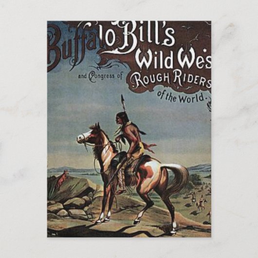 Buffalo Bills Wild West Show Postkarte (Vorderseite)