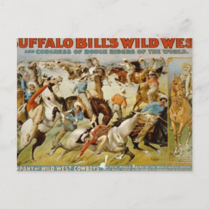 Buffalo Bill's Wild West Show Postkarte