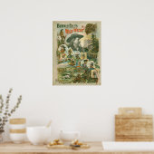 Buffalo Bill's Wild West Show Vintag Poster (Küche)